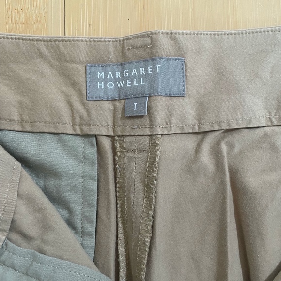 Margaret Howell Women's Cropped Pants - Tan - Picture 1 of 4
